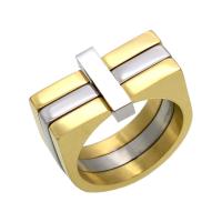 Titanium Steel Finger Ring, plated, fashion jewelry & for man 12mm 