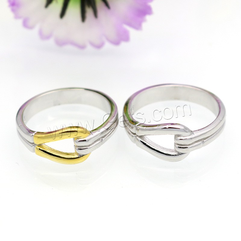 Титан Сталь палец кольцо, титан, ювелирные изделия моды & Мужская & разный размер для выбора & отверстие, Много цветов для выбора, продается PC
