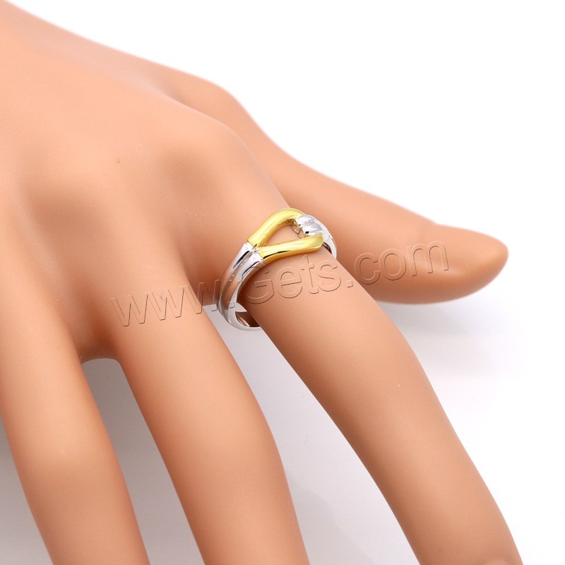 Титан Сталь палец кольцо, титан, ювелирные изделия моды & Мужская & разный размер для выбора & отверстие, Много цветов для выбора, продается PC