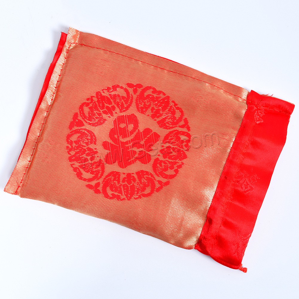 Polyester Drawstring Tasche, Heißprägung, nachhaltiges & verschiedene Größen vorhanden & verschiedene Muster für Wahl, rot, verkauft von PC