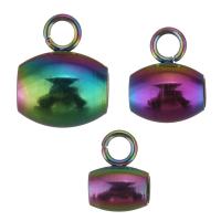 Stainless Steel Bail Bead, fashion jewelry & DIY multi-colored 