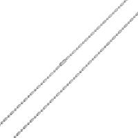 Halskette, Edelstahl, Modeschmuck & unisex, originale Farbe, 1.5mm,3x1.5mm, Länge:17 ZollInch, verkauft von Strang