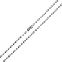 Stainless Steel Chain Necklace, fashion jewelry & Unisex, original color, 2.5mm Approx 23 Inch 