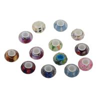 Resin Jewelry Beads, random style & fashion jewelry & large hole Approx 5mm 