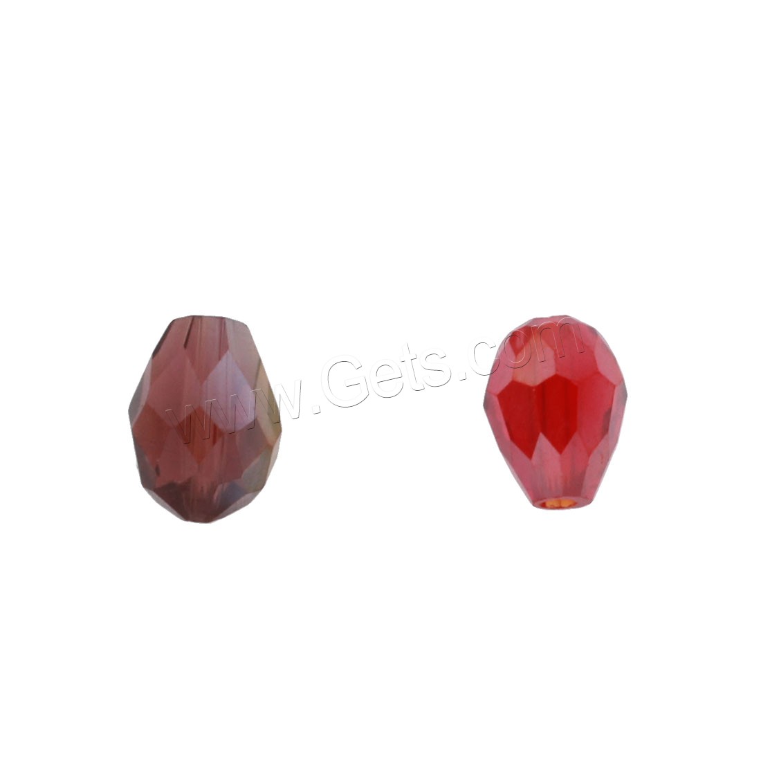 Lampwork Beads, different size for choice & faceted, Random Color, Hole:Approx 2mm, Sold By PC