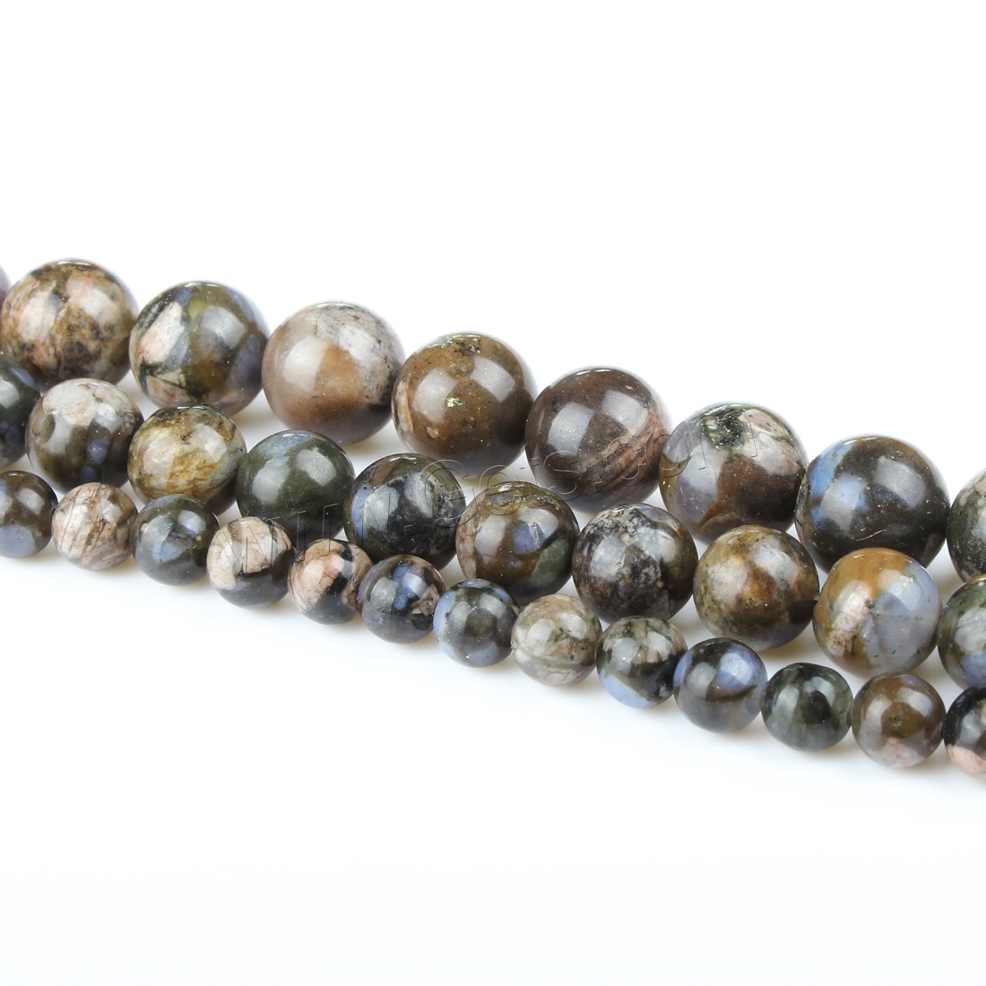 Gemstone Beads, Round, fashion jewelry & different size for choice, Hole:Approx 1mm, Length:Approx 14.9 Inch, Sold By Strand