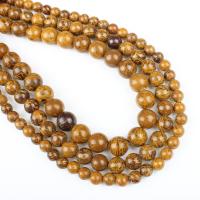 Lighter Imperial Jade Beads, Round, fashion jewelry golden Approx 1mm Approx 14.9 Inch 