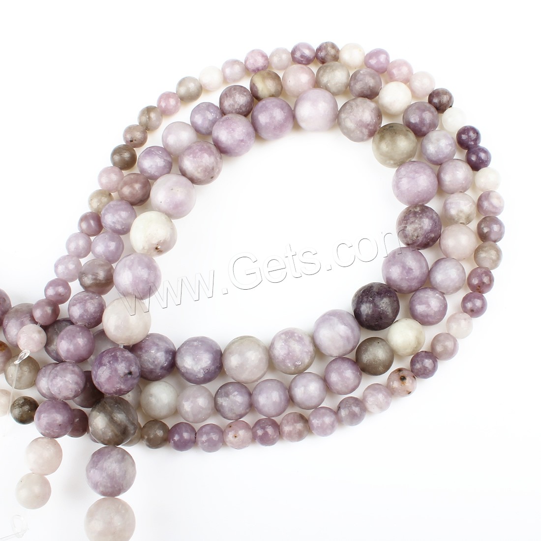 Lilac Beads, Round, fashion jewelry & different size for choice, purple, Hole:Approx 1mm, Length:Approx 14.9 Inch, Sold By Strand