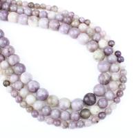 Lila Perlen, Flieder Perlen, rund, Modeschmuck & verschiedene Größen vorhanden, violett, Bohrung:ca. 1mm, Länge:ca. 14.9 ZollInch, verkauft von Strang