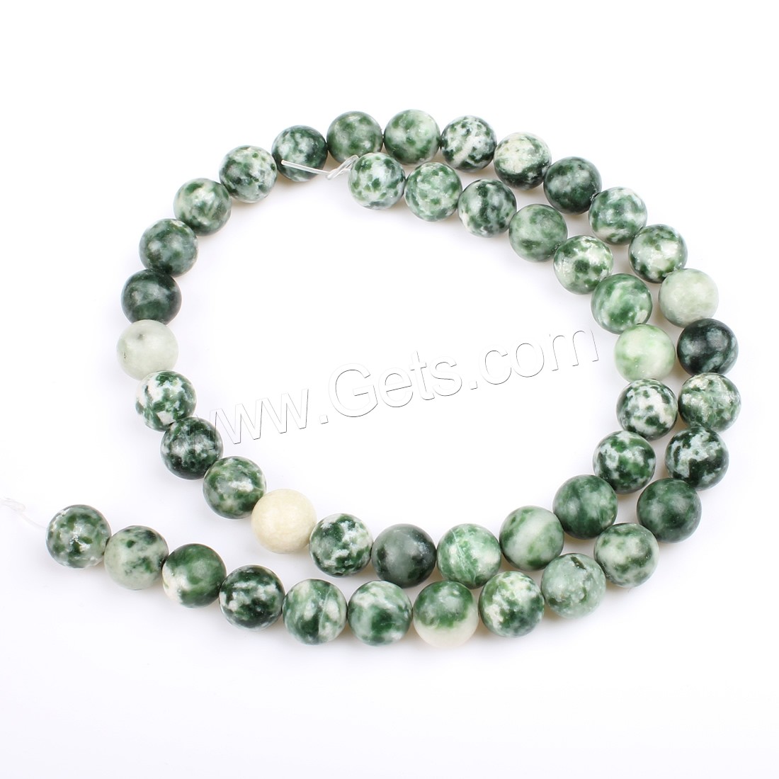 Natural Garnet Beads, Jade Qinghai, Round, different size for choice, green, Hole:Approx 1mm, Length:Approx 14.9 Inch, Sold By Strand