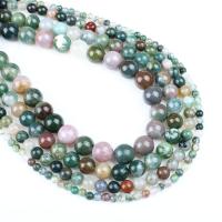 Indian Agate Beads, Round Approx 1mm Approx 14.9 Inch 