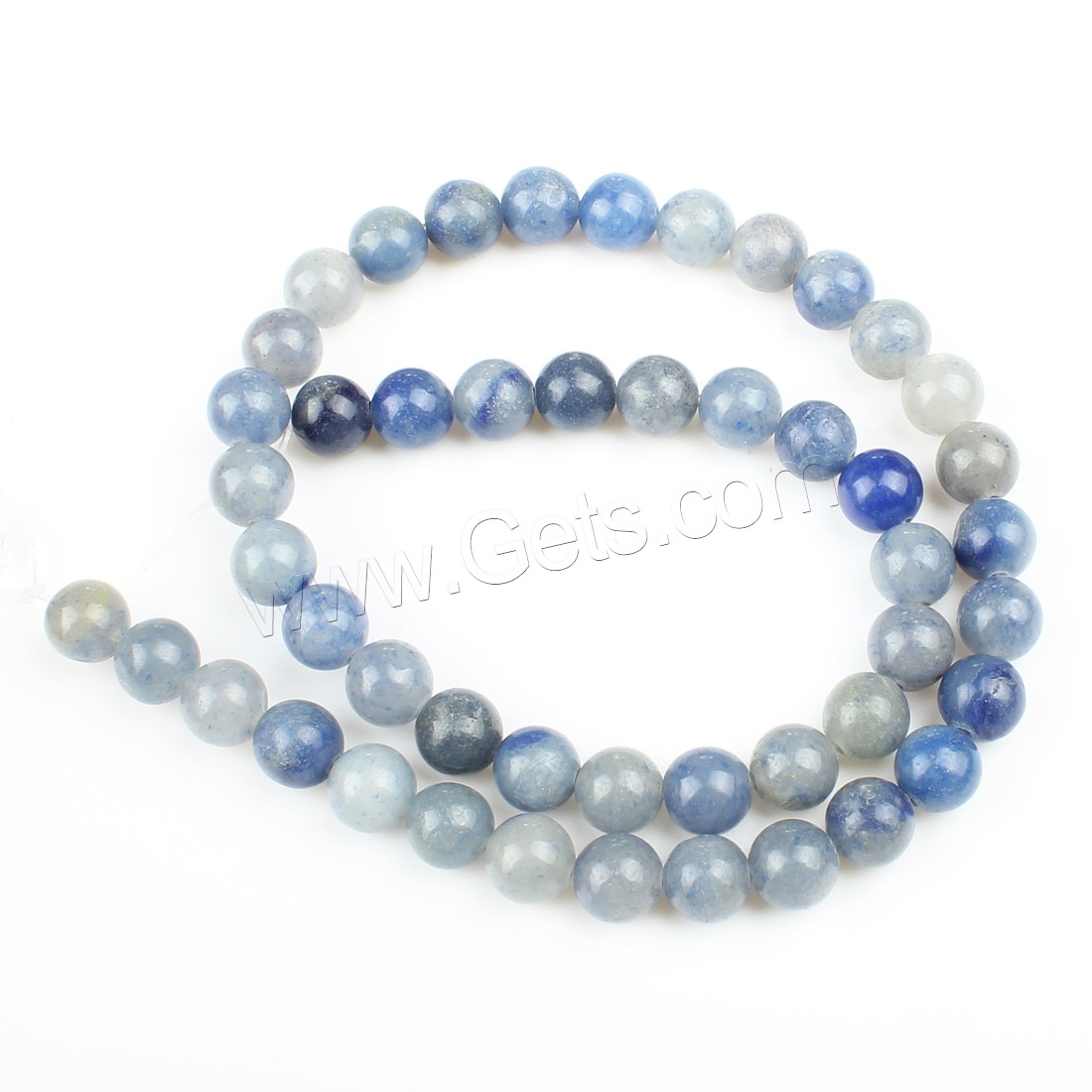 Blue Aventurine Bead, Round, different size for choice, blue, Hole:Approx 1mm, Length:Approx 14.9 Inch, Sold By Strand