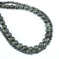 Russian Serpentine Beads, Round green Approx 1mm Approx 14.9 Inch 