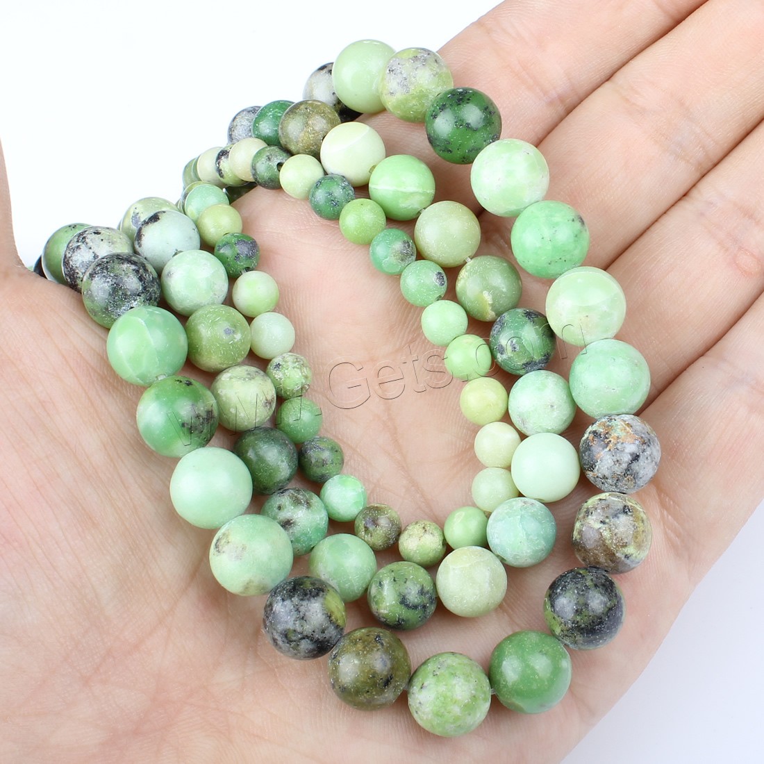 Australia Jade Beads, Round, different size for choice, green, Hole:Approx 1mm, Length:Approx 14.9 Inch, Sold By Strand