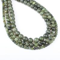 Southern Jade Beads, Round green Approx 1mm Approx 14.9 Inch 