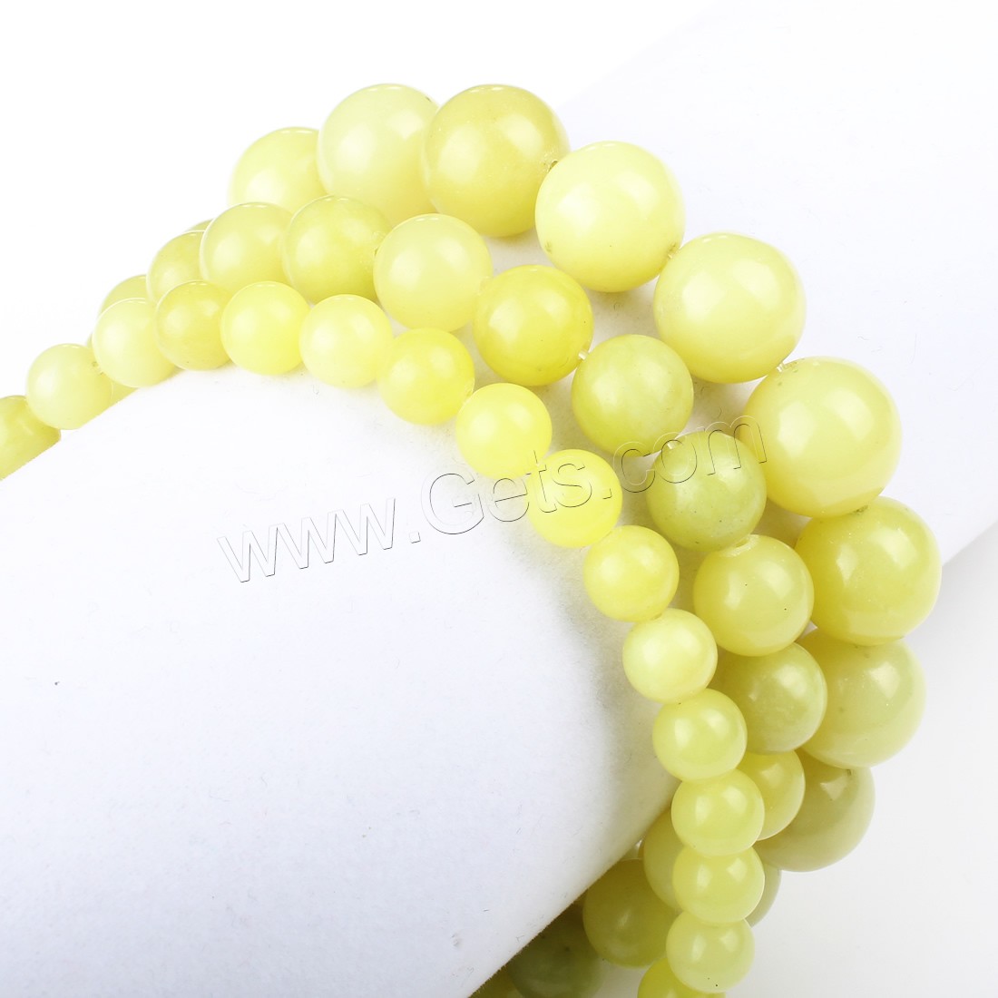 Jade Lemon Bead, Round, different size for choice, apple green, Hole:Approx 1mm, Length:Approx 14.9 Inch, Sold By Strand