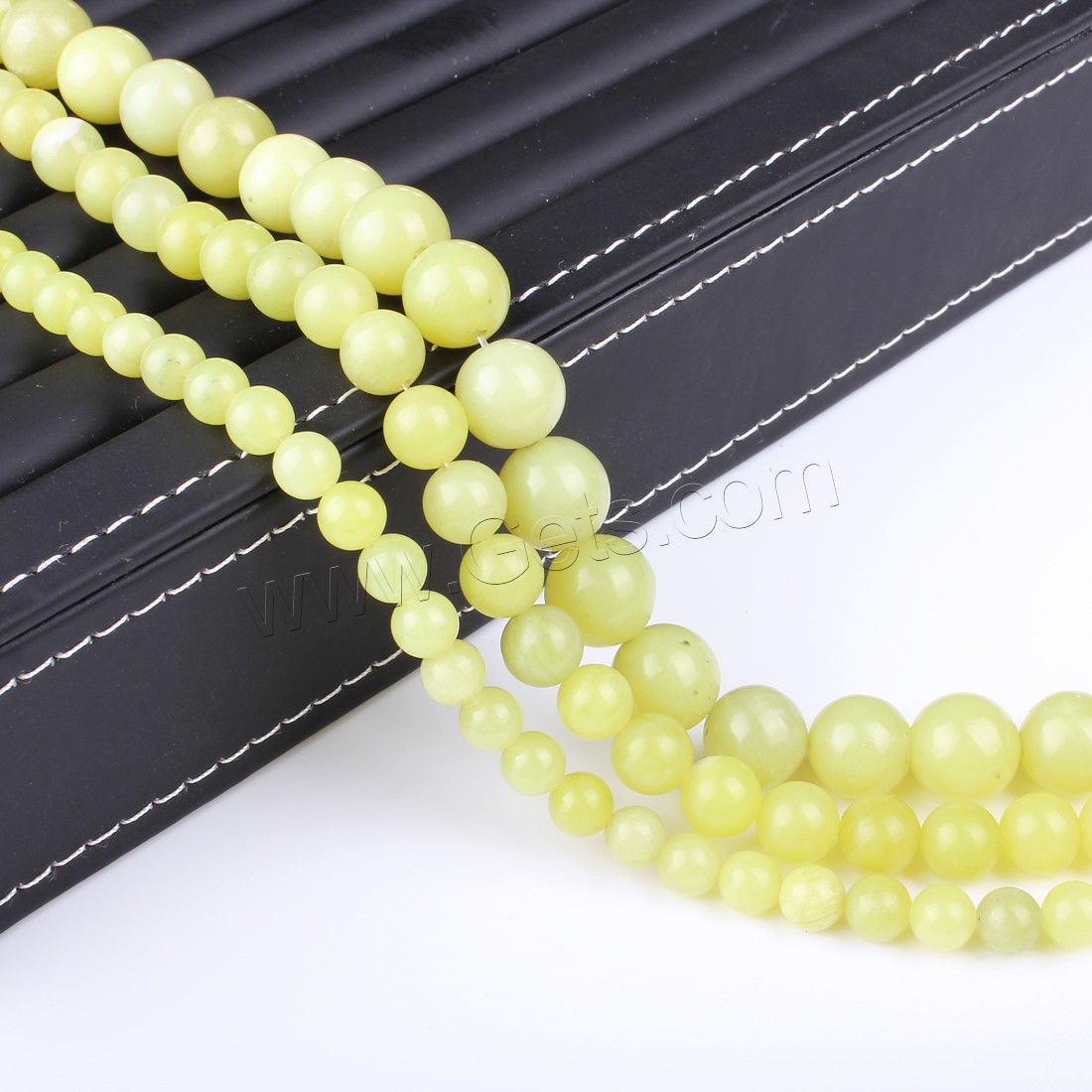 Jade Lemon Bead, Round, different size for choice, apple green, Hole:Approx 1mm, Length:Approx 14.9 Inch, Sold By Strand