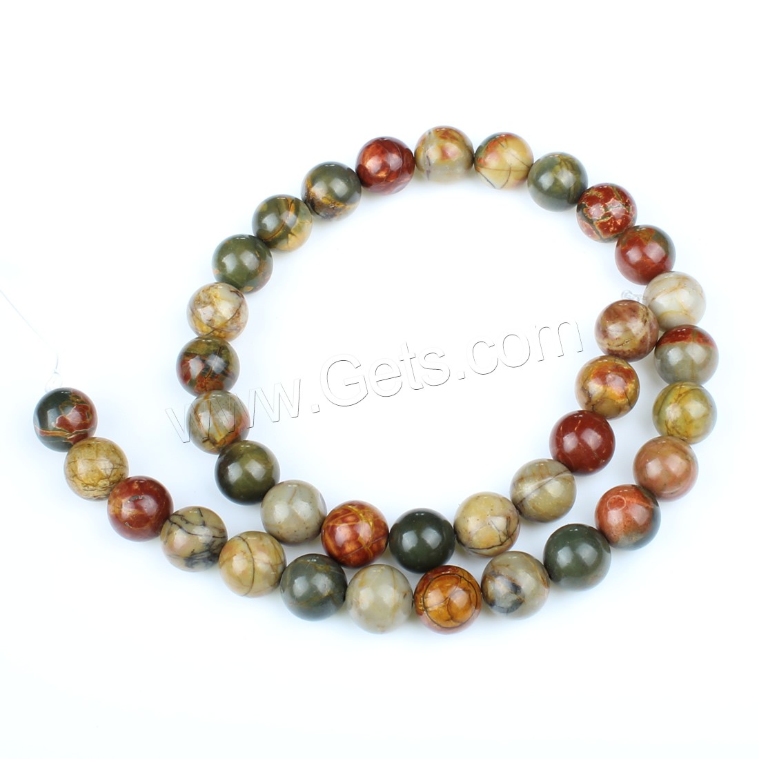 Pinus koraiensis Beads, Round, different size for choice, Hole:Approx 1mm, Length:Approx 14.9 Inch, Sold By Strand