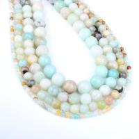 ​Amazonite​ Beads, Round skyblue Approx 1mm Approx 14.9 Inch 