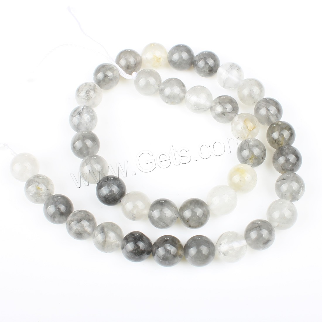 Perles en labradorite, Rond, normes différentes pour le choix, gris, Trou:Environ 1mm, Longueur:Environ 14.9 pouce, Vendu par brin