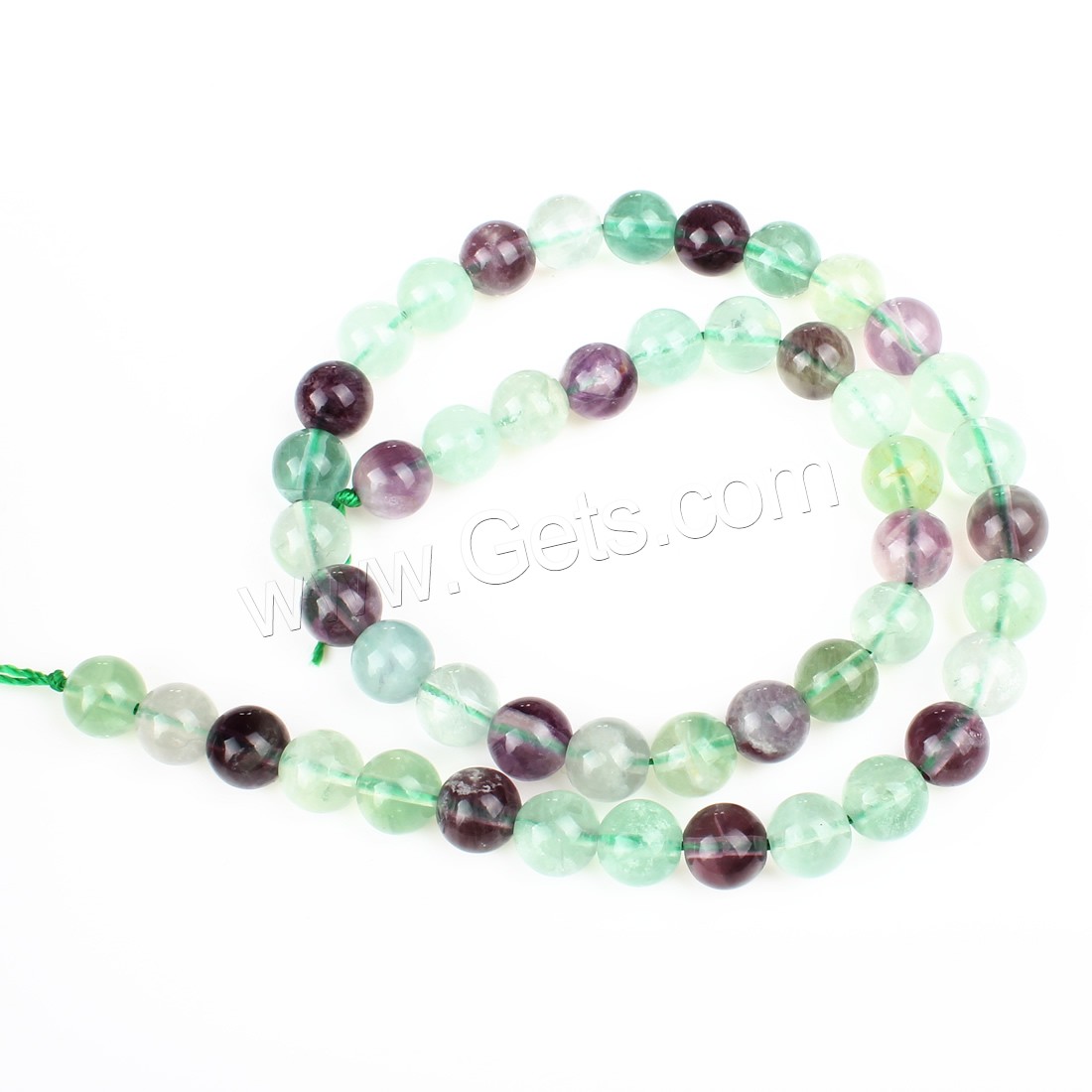 Colorful Fluorite Beads, Round, different size for choice, Hole:Approx 1mm, Length:Approx 14.9 Inch, Sold By Strand