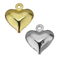 Brass Heart Pendants, high quality plated Approx 1.5mm 