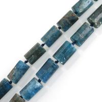 Apatites Beads, Column, fashion jewelry & DIY & faceted, blue Approx 1.5mm Approx 16 Inch, Approx 