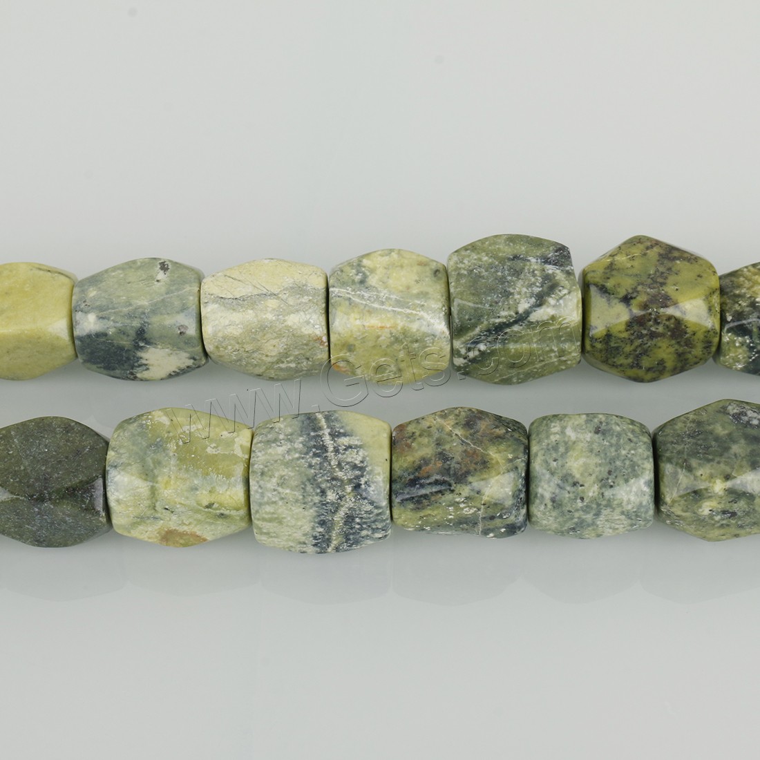 Aqua Terra Jasper Beads, Polygon, different size for choice, green, Hole:Approx 1.5mm, Length:Approx 15 Inch, Sold By Strand