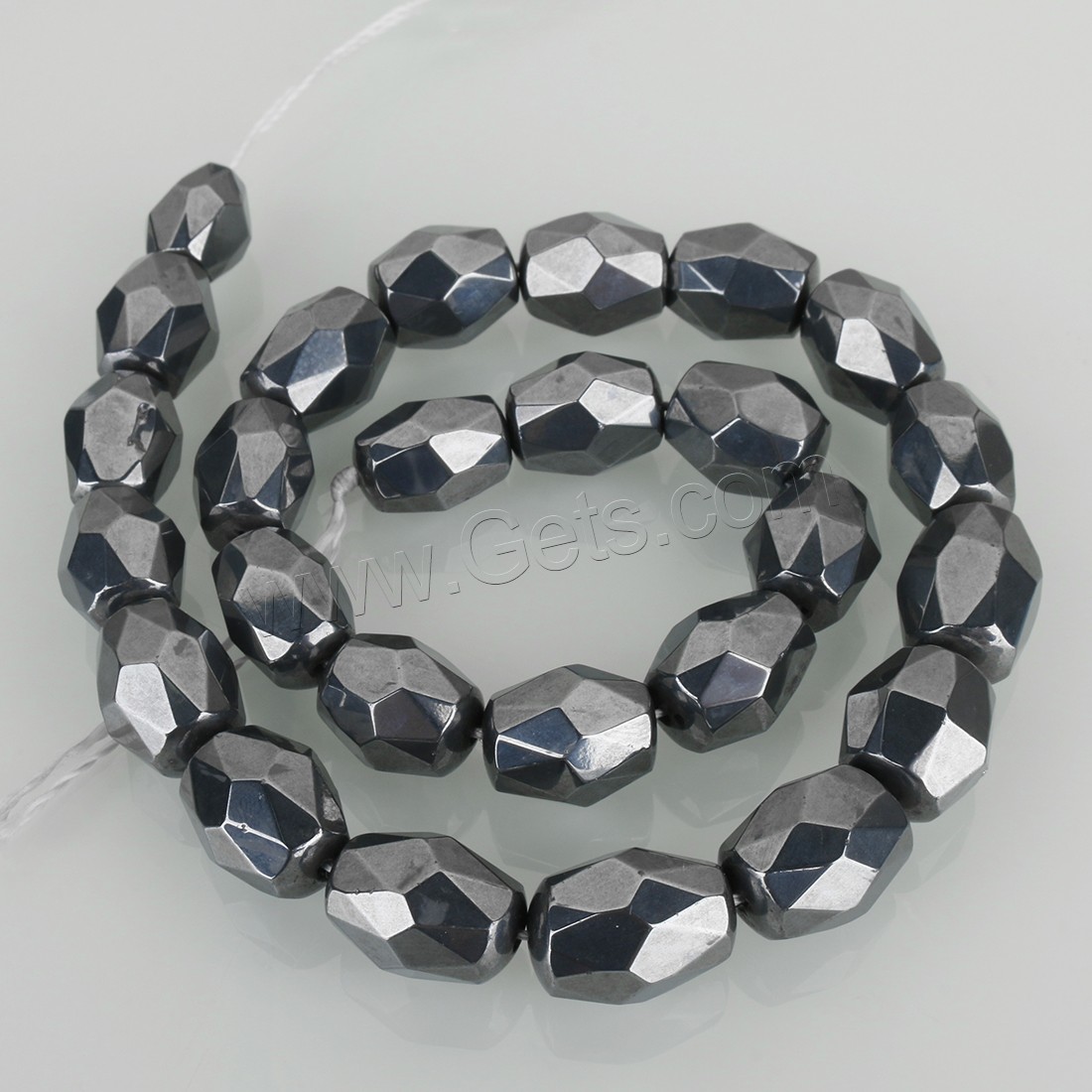 Titanium magnet Beads, different size for choice, silver color, Hole:Approx 1.5mm, Length:Approx 15.5 Inch, Sold By Strand