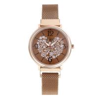 Women Wrist Watch, Zinc Alloy, with Glass, Chinese movement, plated, waterproofless & for woman Approx 14.1 Inch 