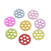 Transparent Acrylic Pendants, Flat Round, DIY, mixed colors, 27.5*5mm Approx 6mm, Approx 