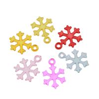 Acrylic Pendant, Snowflake, DIY & transparent, mixed colors Approx 2mm, Approx 