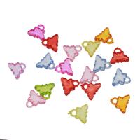 Transparent Acrylic Pendants, Butterfly, DIY, mixed colors Approx 3mm, Approx 