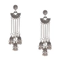 Fashion Fringe Earrings, Zinc Alloy, plated, fashion jewelry & for woman nickel, lead & cadmium free 