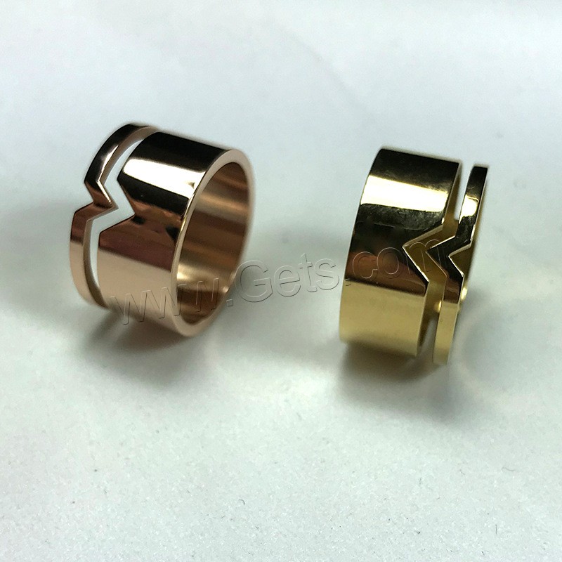 チタン鋼の指環, チタン鋼, メッキ, ユニセックス & 異なるサイズの選択 & くり抜き, 無色, 売り手 パソコン
