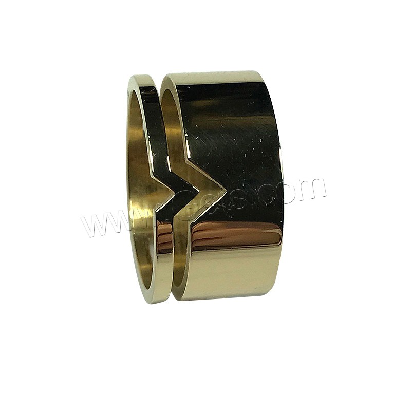 Titanium Steel Finger Ring, plated, Unisex & different size for choice & hollow, more colors for choice, Sold By PC