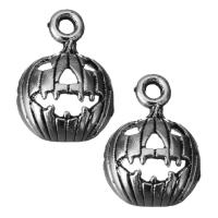 Zinc Alloy Jewelry Pendants, Pumpkin, fashion jewelry & hollow, silver color Approx 2mm 