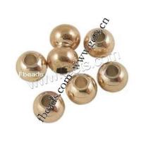 Brass Spacer Beads, Rondelle, plated, smooth & hollow 4mm Approx 1mm 