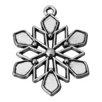 Zinc Alloy Jewelry Pendants, fashion jewelry & hollow, silver color Approx 2mm 