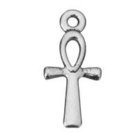 Zinc Alloy Cross Pendants, fashion jewelry, silver color Approx 1.5mm 