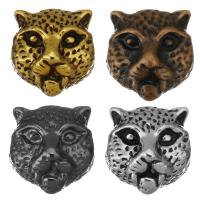 Zinc Alloy Animal Beads, Leopard, plated Approx 1.5mm 