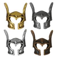 Zinc Alloy Jewelry Beads, Helmet, plated Approx 1.5mm 
