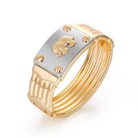 Fashion Zinc Alloy Bangle, plated, fashion jewelry & for woman, golden, 63mm 