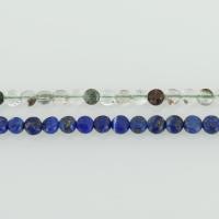 Mixed Gemstone Beads, Flat Round & faceted, 5mm Approx 1mm Approx 15 Inch, Approx 