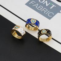 Rhinestone Brass Finger Ring, epoxy gel, fashion jewelry & for woman & with rhinestone 19mm 