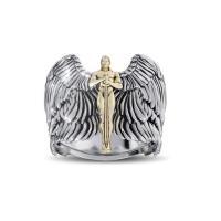 Zinc Alloy Finger Ring, Angel, plated & for man 