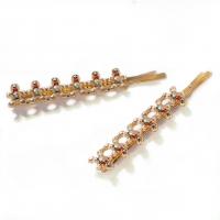 Hair Slide, Zinc Alloy, with enamel, plated, fashion jewelry & for woman nickel, lead & cadmium free 