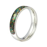 Stainless Steel Finger Ring, with Tungsten Steel, plated, fashion jewelry original color 