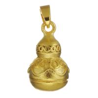 Brass Jewelry Pendants, Calabash, gold color plated, fashion jewelry Approx 5mm 