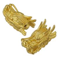 Латунь Бусины, плакирован золотом, ювелирные изделия моды отверстие:Приблизительно продается PC